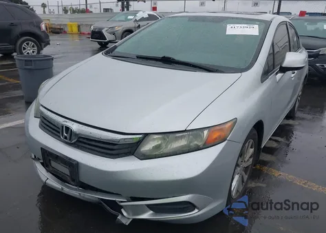 2012 Honda Civic Ex-L из США, поврежденный, VIN 2HGFB2F9XCH526174